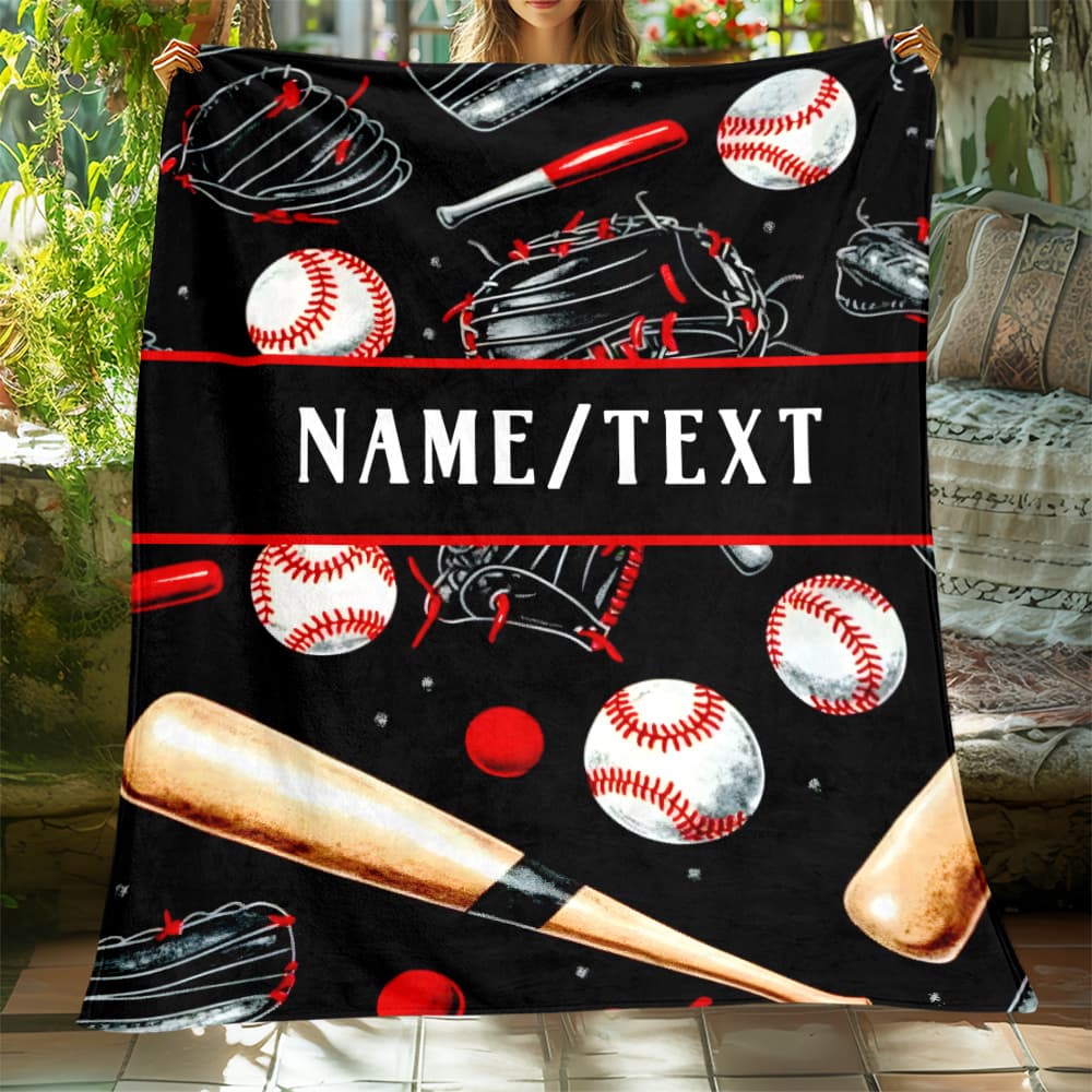 TEMU Personalized Blanket Featuring A - Lightweight Flannel Bedding Ideal For Sofas, Beds, Travel, Camping, Living Rooms, Offices, Chairs, And Beds - Soft And Cozy Flannel Blanket
