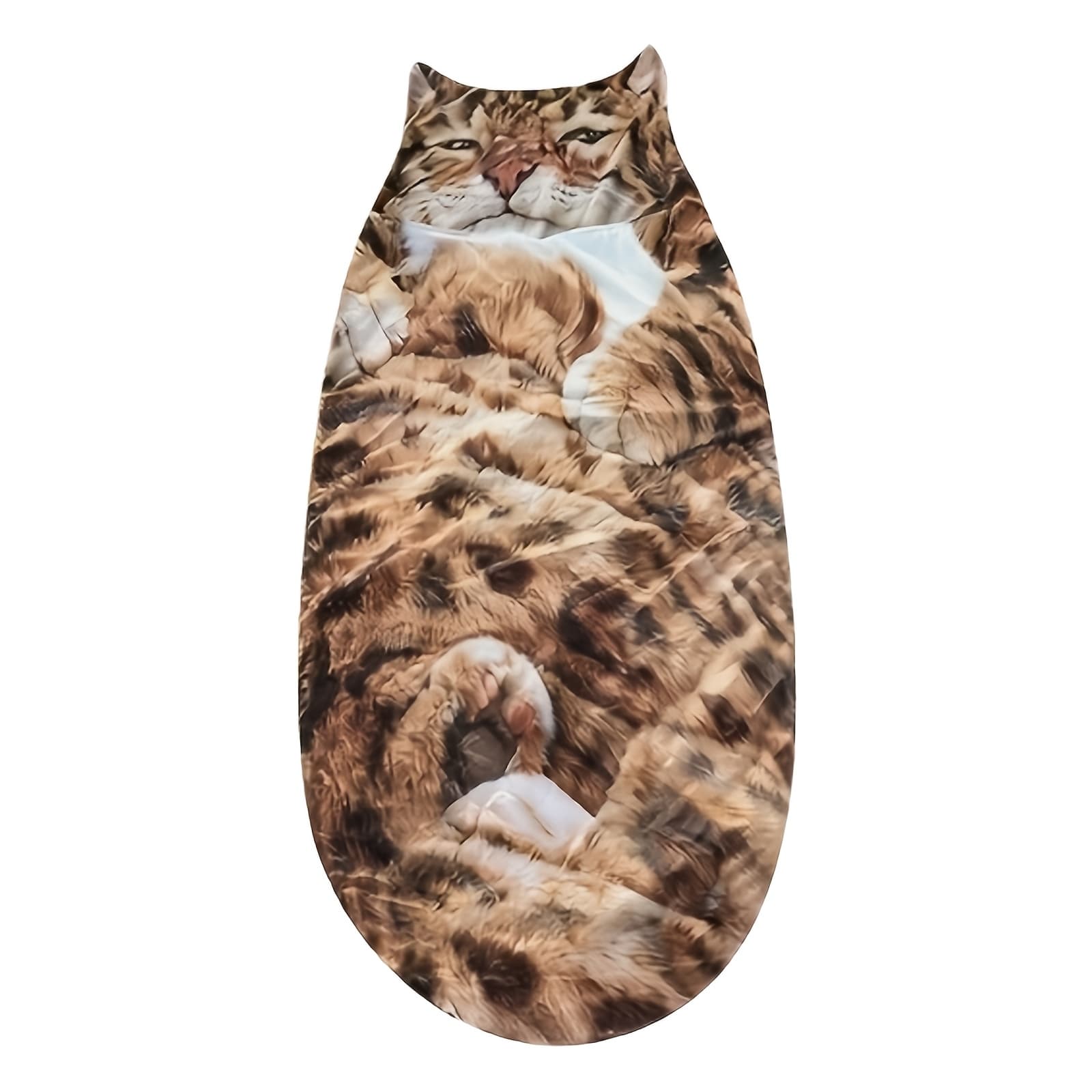 TEMU Extra-large Cat Sleeping Bag For Adults- Soft, Plush, Warm And Comfortable , Suitable For Indoor Camping And Use, Cat-themed Blanket, Adult Bedspread, Comfortable For Use In Tents