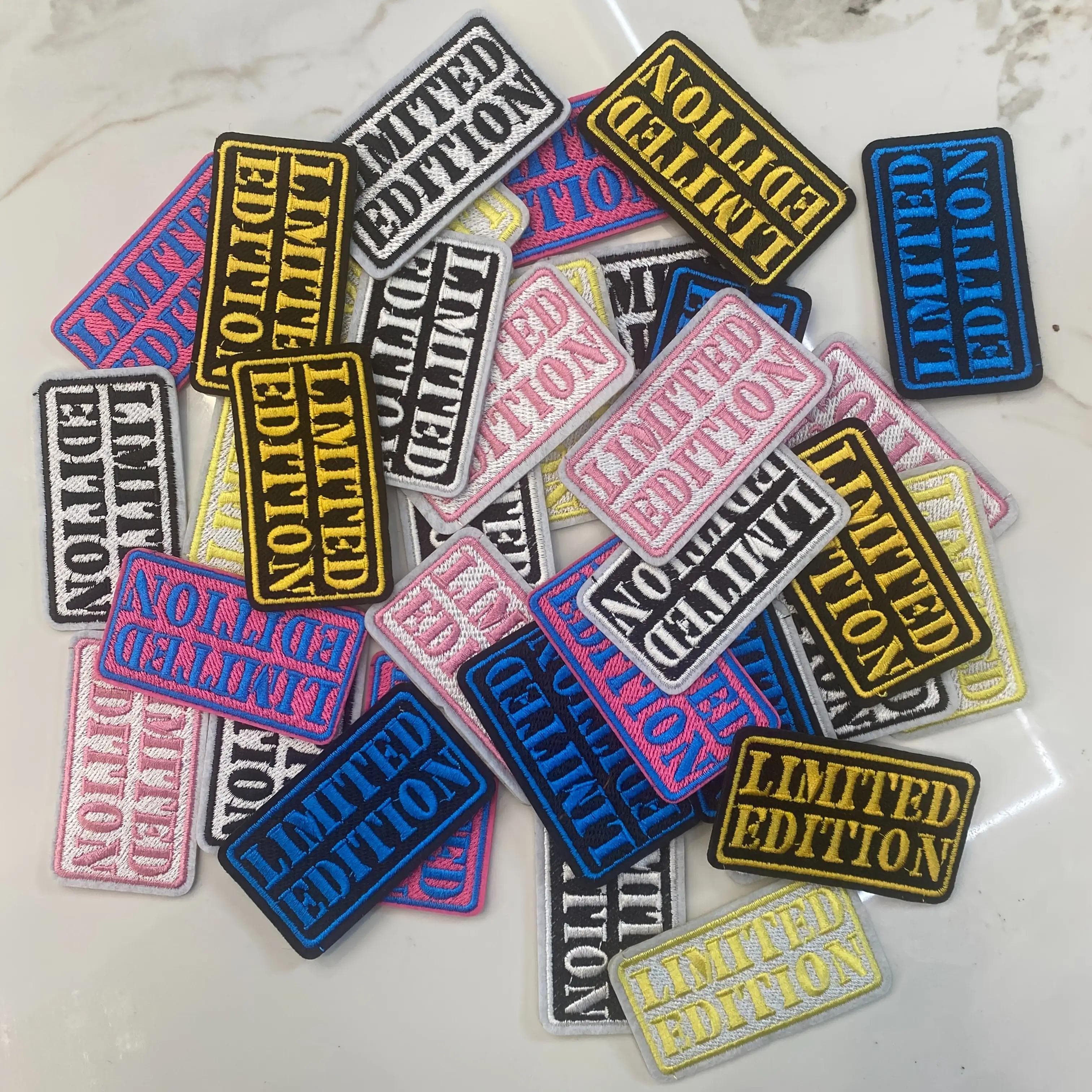 TEMU Set Of 35 Classic Letter Embroidery Patches, Ideal For Decorating Clothes, Hats, And Bags, With , Each Containing 5pcs