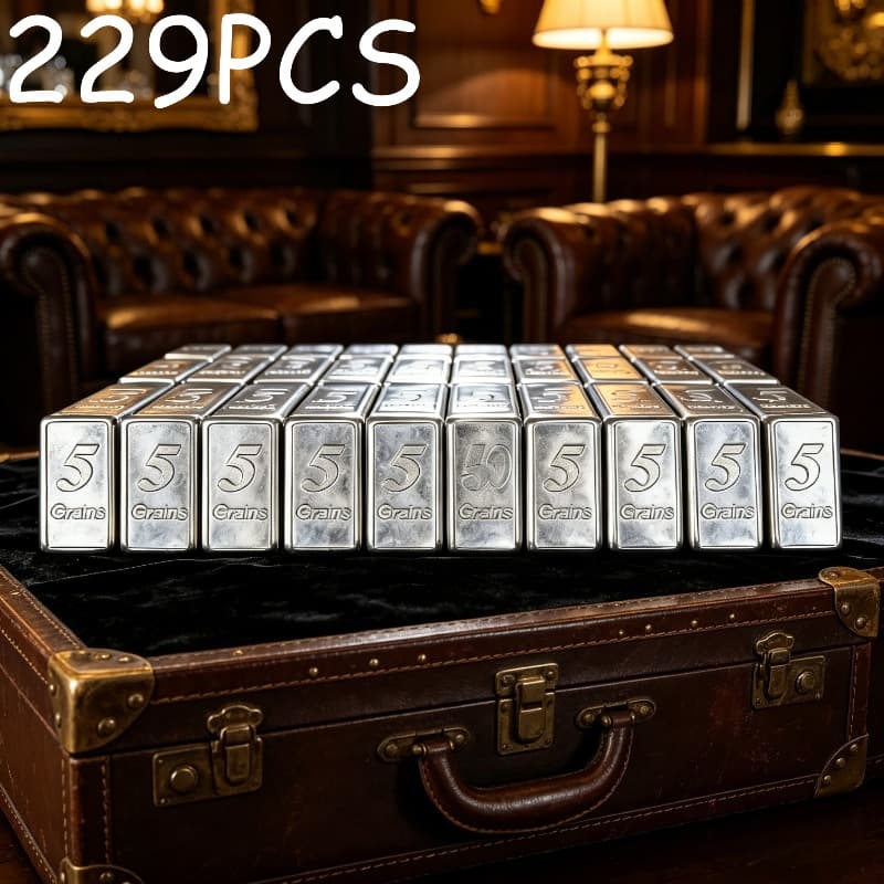 TEMU 229 Silver Bars - Mini Silver Bars (2024 Us Version) - - For