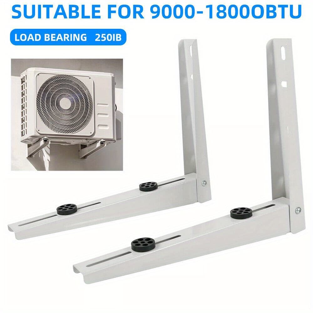 TEMU Heavy-duty Outdoor Mini Split Air Conditioner/ Wall Mount Bracket - For 9000 Btu To 18000 Btu /, Compatible With Large-space Cooling, (compatible With Mini Split Units)