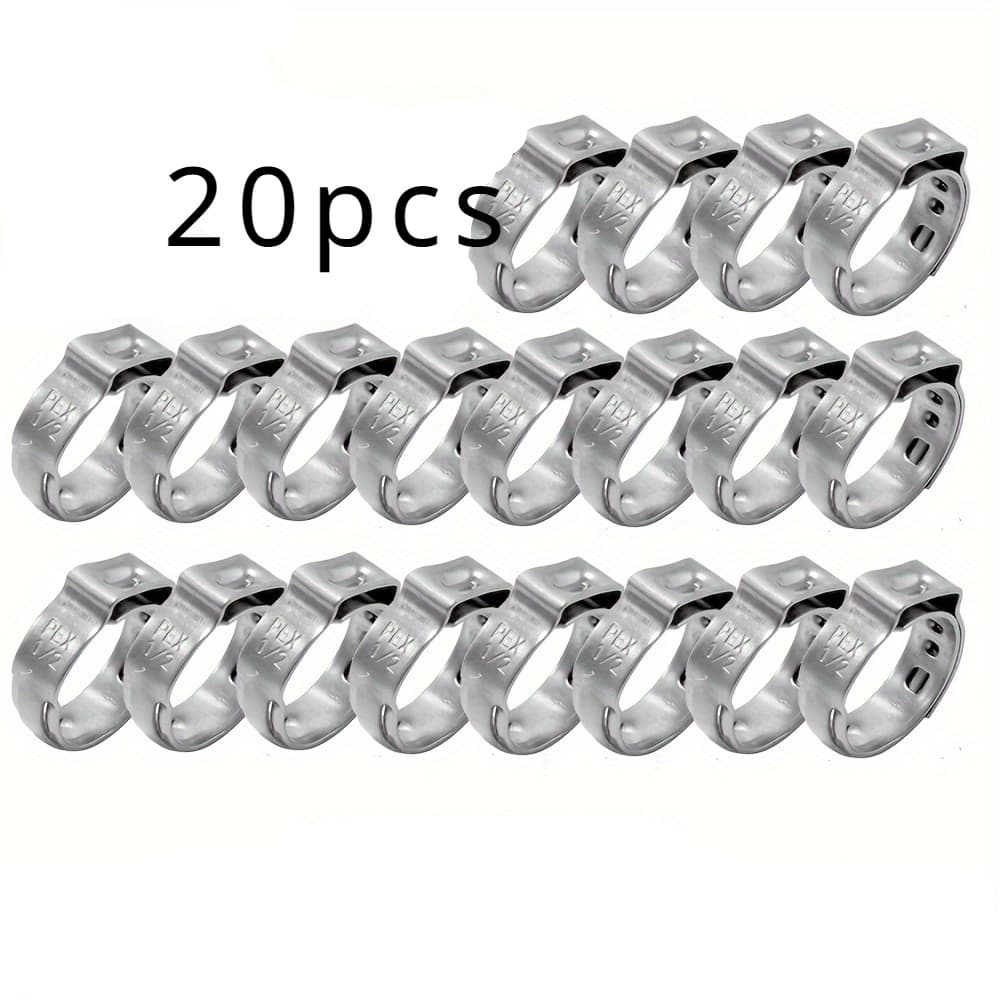 TEMU Durable And Reliable 1/ 2 Inch Pex Cinch Clamps Rings - Made Of 304 Stainless Steel For Long-lasting Use