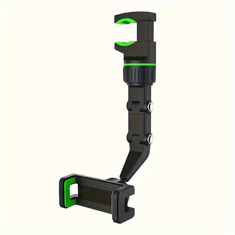 TEMU 360° Rotatable Adjustable Phone Holder – Car Mount And Guitar Stand, L-shaped Design With , Made Of Durable Plastic For Viewing And Music . A Stylish And Sturdy Car Accessory