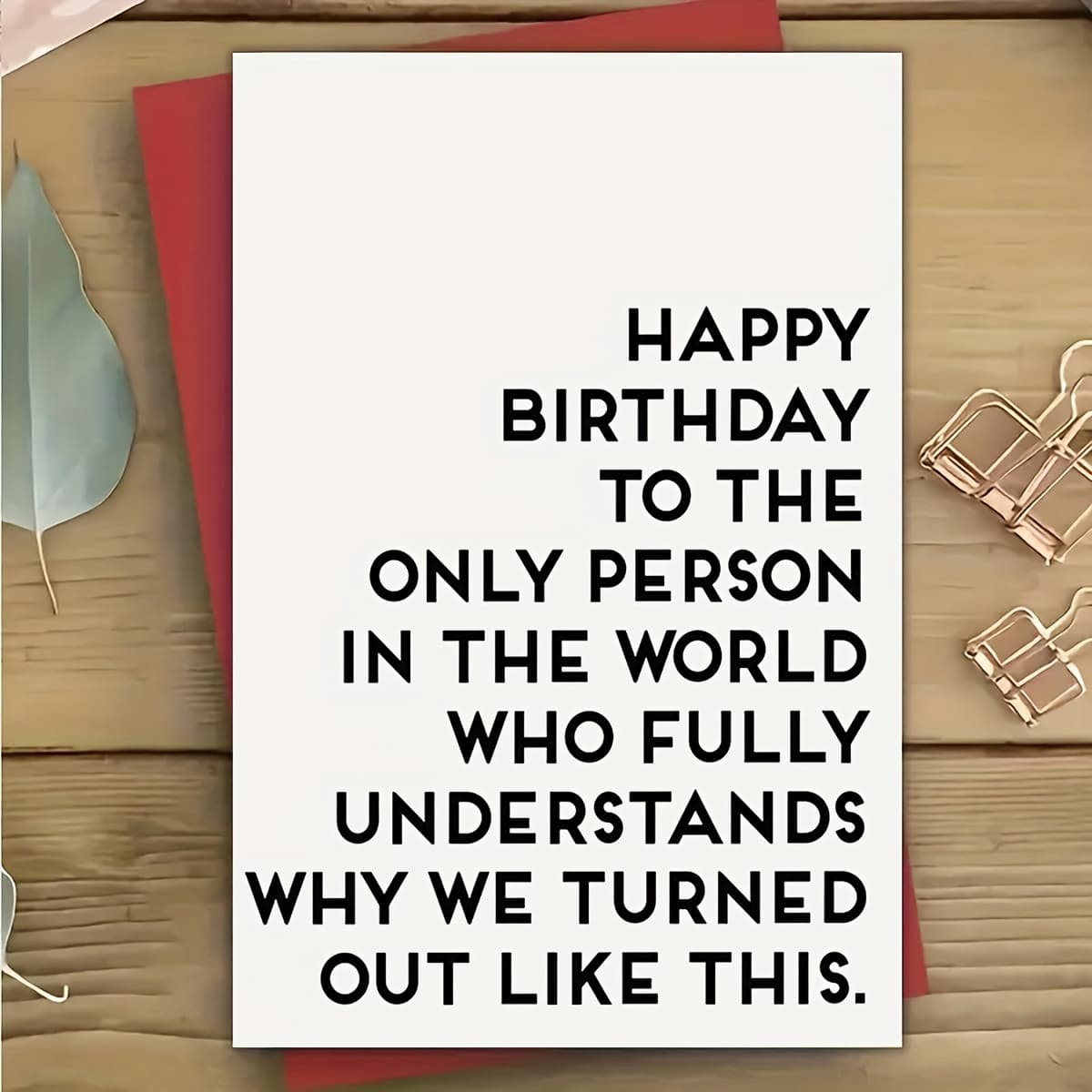 TEMU 1 Humorous Birthday Card For Brother, Sister Or Best Friend- Friendship Theme, Celebration , Fun Happy Birthday Card With Envelope, Fun Birthday Card
