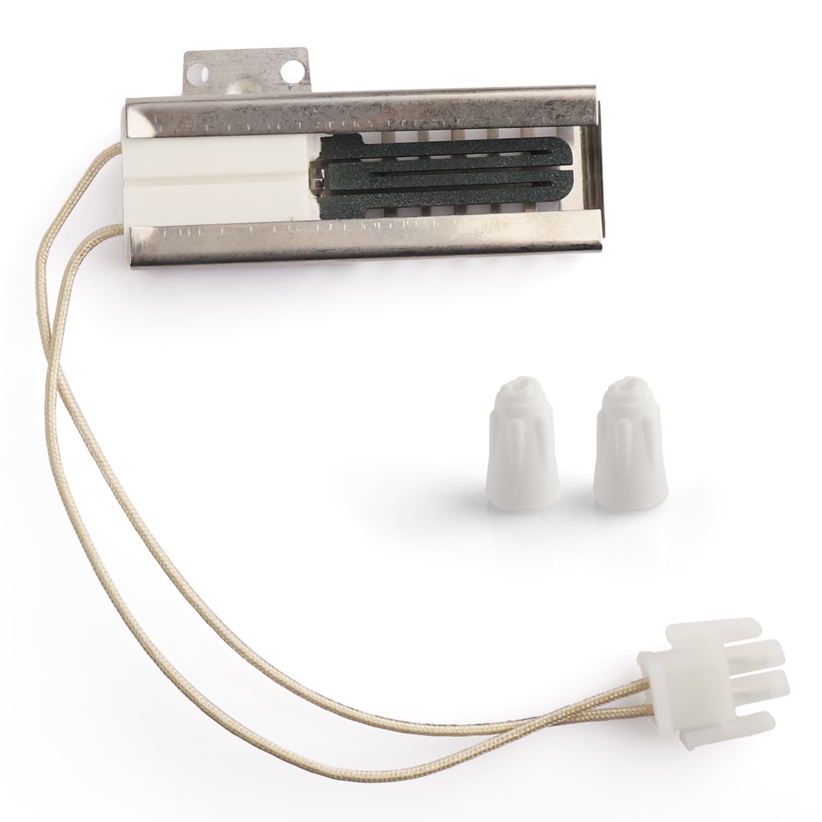 TEMU Compatible For Gas Range Oven Igniter Replacement Dg94-00520a With Igniter, Stainless Cover, Wire Nuts & Plug - For Ovens, Stoves, Cooktops (partially Components) -