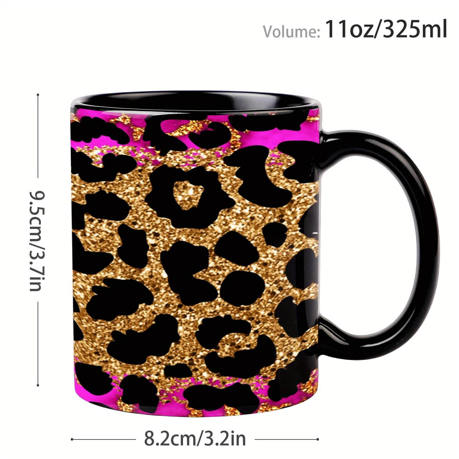 TEMU 1pc 11oz Print Pattern Full Printing Coffee Mug, Holiday Gifts, Family, Colleagues, , Wives, Sisters, Fun Gifts, Unique Holiday Gifts, Gifts For Teachers, , , Or