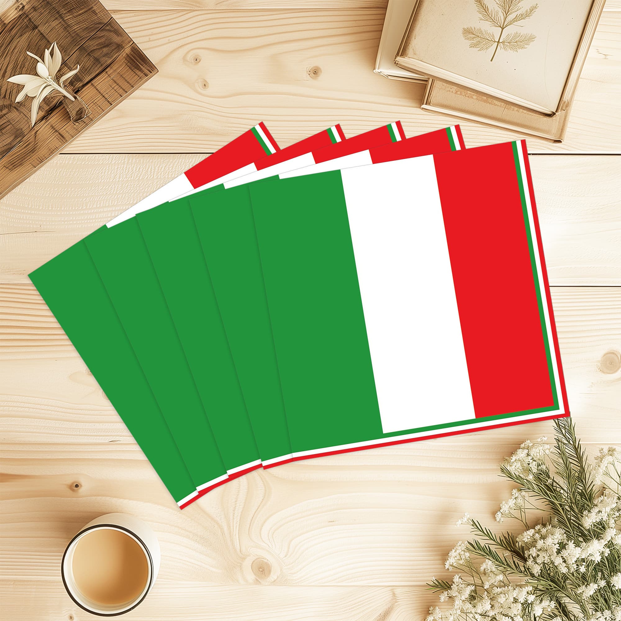 TEMU 25pcs Italian Flag Themed Party Napkins - 2-ply Paper, Patriotic Red, Design For Celebrations, Birthdays & , Decorations For Halloween,christmas Event & Party Supplies Halloween&christmas