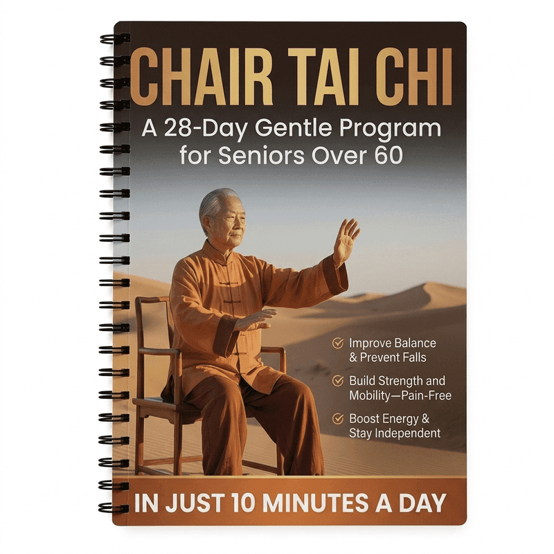TEMU Over 60 Years Old The Elderly Chair Tai Chi Exercise Guide Gentle Exercise Plan, Low Sitting Fitness To Improve Balance, Prevent , Enhance Strength And Mobility, The Elderly Manual