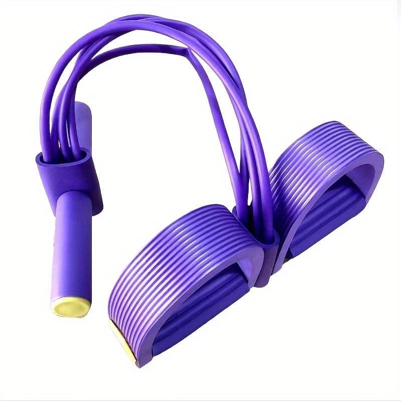 TEMU Home Gym - 4 Elastic Tubes Full Body Exercises, Abdominal Exercises, Rowing And Fitness Equipment- Strength And Flexibility