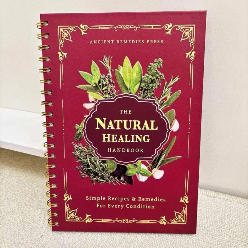 TEMU Natural Manual Spiral Binding Guide, Including Herbal Therapies And Recipes For Heart Health, Focused On Improving Blood Sugar