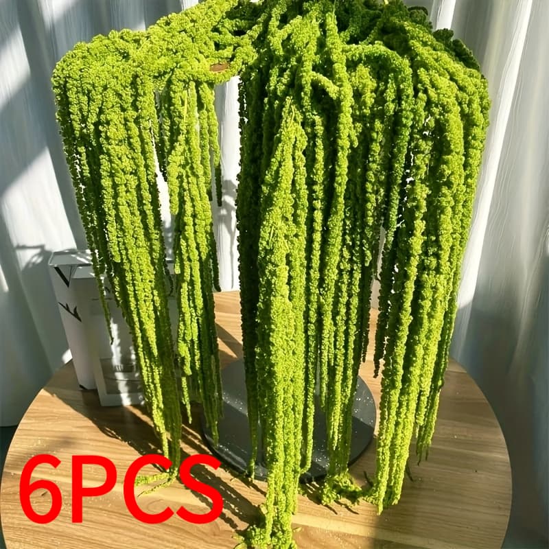 TEMU 6 Artificial Flowers- Suitable For Bohemian Home Decor, Parties, Wedding , Christmas, Valentine's Day, Outdoor Garden Decoration, And Bouquet Accessories