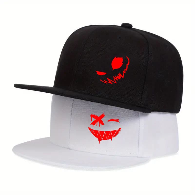 TEMU 2pcs Neutral Flat Baseball , Style Breathable Flat Brimmed , Comfortable Adjustable Street Dance