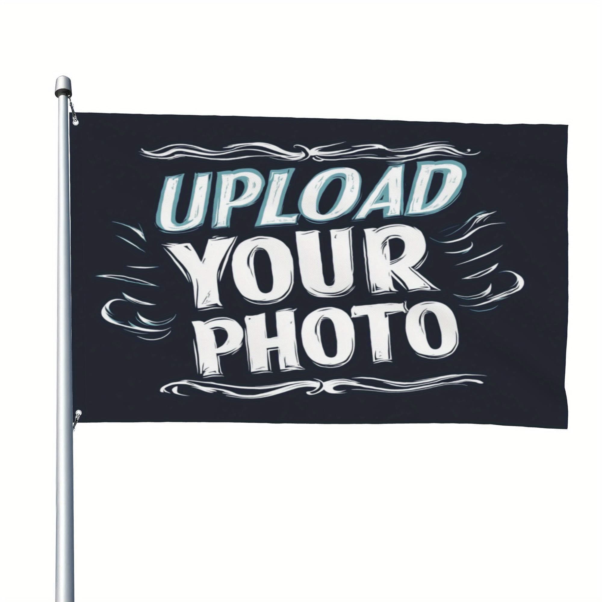 TEMU Custom 4x6ft Double-sided Banner - Durable, Personalized Design With Your Text/photo/logo, Ideal For Yard And Garden Decor, Perfect For Christmas And New Year