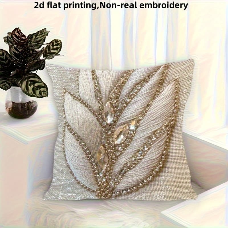 TEMU 2d Flat Printed Short Velvet Pillowcase, Abstract , No Solid Embroidery, Office Living Room Bedroom Decoration, 18x18 Inches Short Plush Cushion Cover, Without , 2d Flat