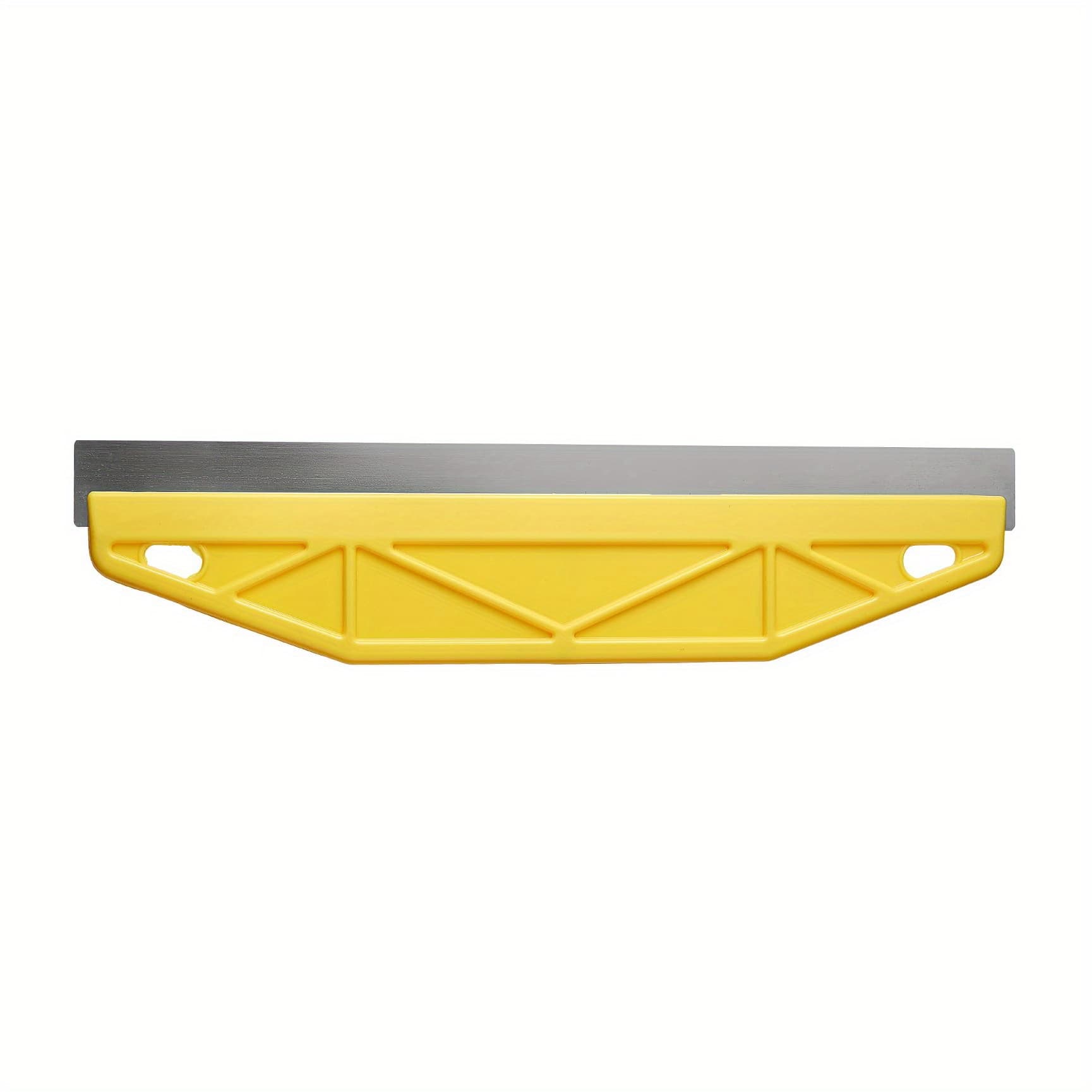 TEMU Professional 12-inch Metal & Plastic | Ergonomic Handle & Edge - Heavy-duty Wall Painting Tool Trimming, Wallpaper Cutting, Edging - Durable Yellow Edger For Home & Commercial Use, Construction