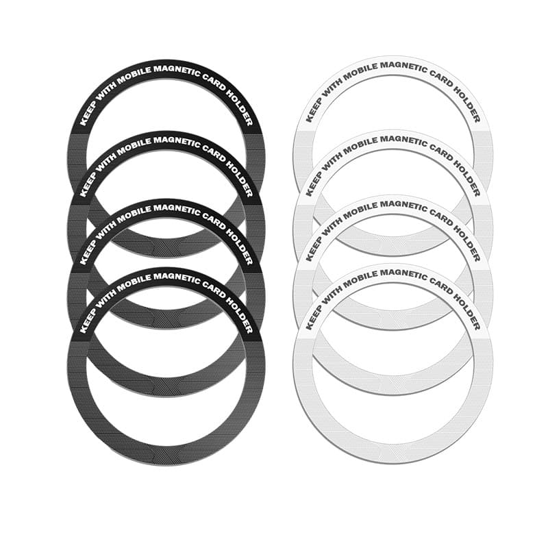 TEMU 8pcs Universal Phone Ring, A Strong Adhesive Metal Plate Used For Installing Car Phone Holders, Compatible With Iphone 17 16 15 14 Pro Max 13 12, Smartphone, Metal Accessories,