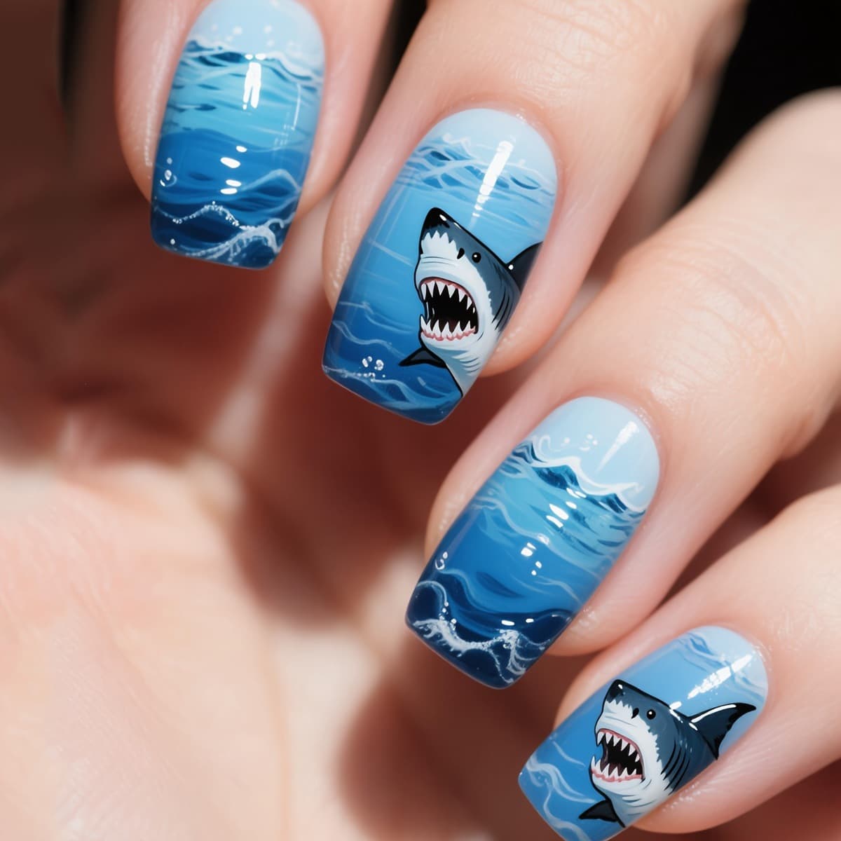 TEMU Square False Nails Mixed Gradient Color Versatile Wearable Nails 24pcs European And Ins Color Nails Fashionable And Beautiful, Unique Patterns, Fashion Col, Trend.