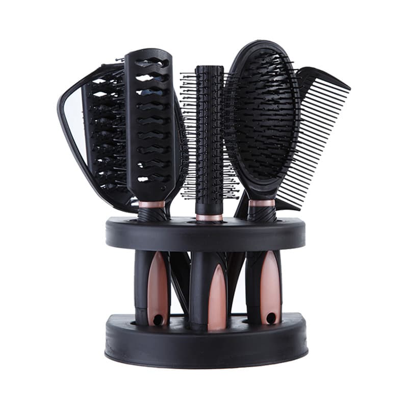 TEMU Mirror Comb 6pcs Set Mirror Comb Set Hairdressing Comb Girl Set Comb Wholesale Hairdressing Tools