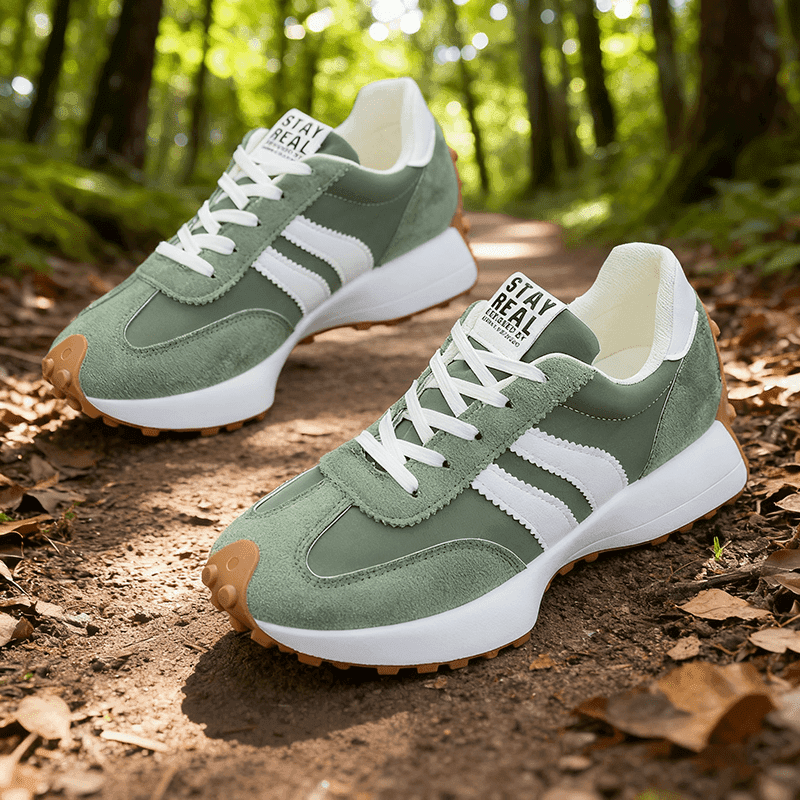 TEMU Women' S Retro Low-- Sports Shoes. Breathable Upper. Soft Sole With Shock Absorption. Lightweight And Durable. Fashionable Casual Shoes. Sizes 36-41., Women Shoes, Sneakers