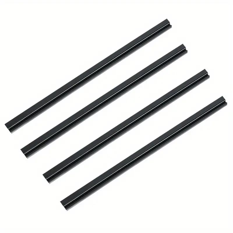 TEMU 4pcs Car Side Window Wiper- Remove Snow Mud And Improve Driver And Passenger Visibility