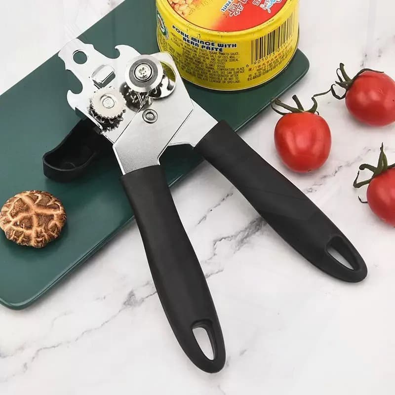 TEMU 1 Pack Powerful Manual Can Opener, Non-slip Effortless , For Seniors Weak Hands Arthritis, Multi-functional Kitchen Gadget, Christmas Party Supplies, Practical Kitchen Accessory