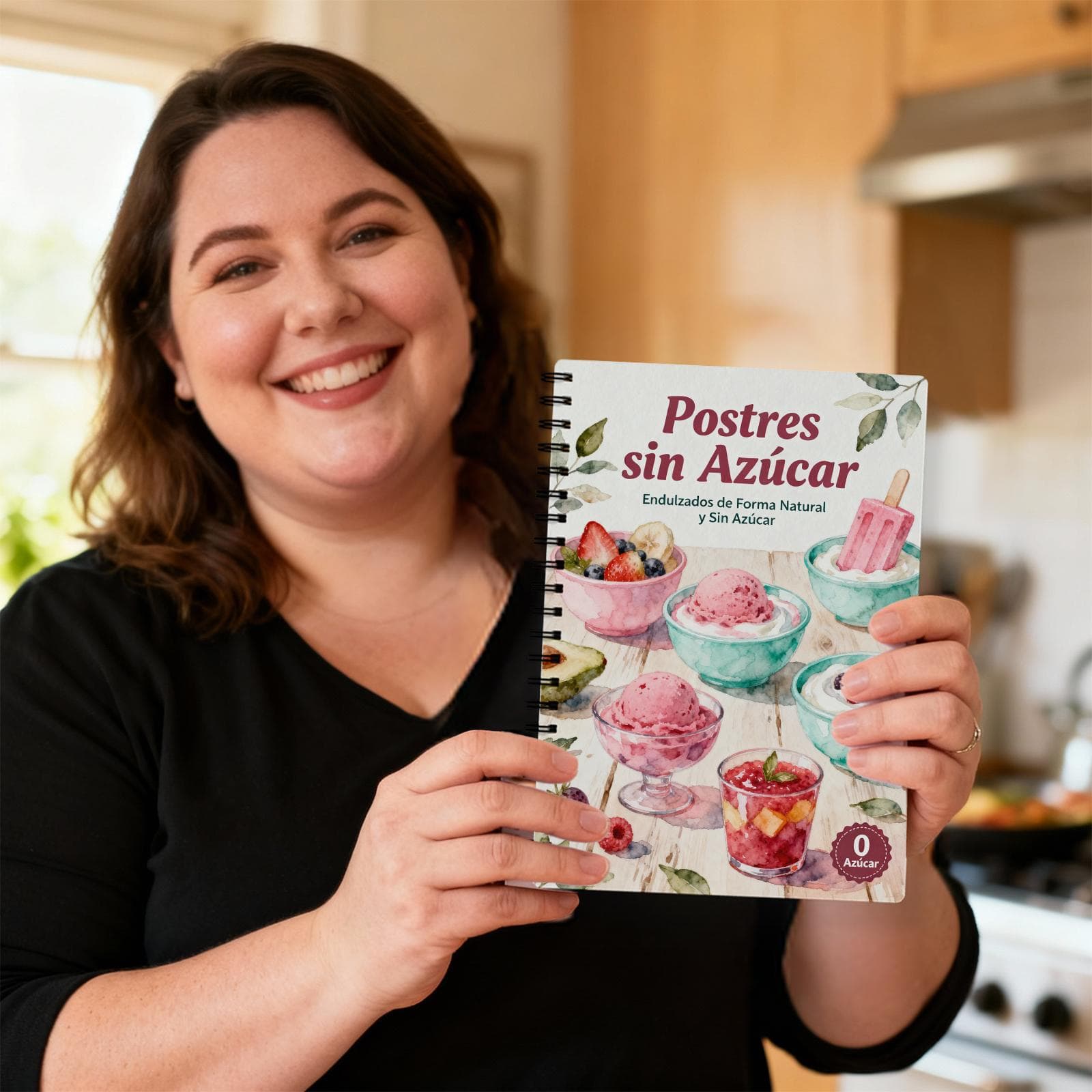TEMU Spanish Sugar-free Dessert Recipe Book - Easy Low-calorie -friendly Suitable For Weight Loss, For Seniors & Busy Families | -free Sweets With Simple Ingredients &
