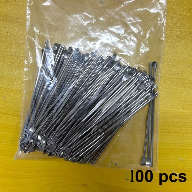 TEMU Buy 100 Stainless Steel Tools For Cleaning Earwax, 80mm Mini Ear Cleaning Devices, Reusable Metal Ear Picks, Manual Earwax Cleaning Tools That Do Not Need Batteries