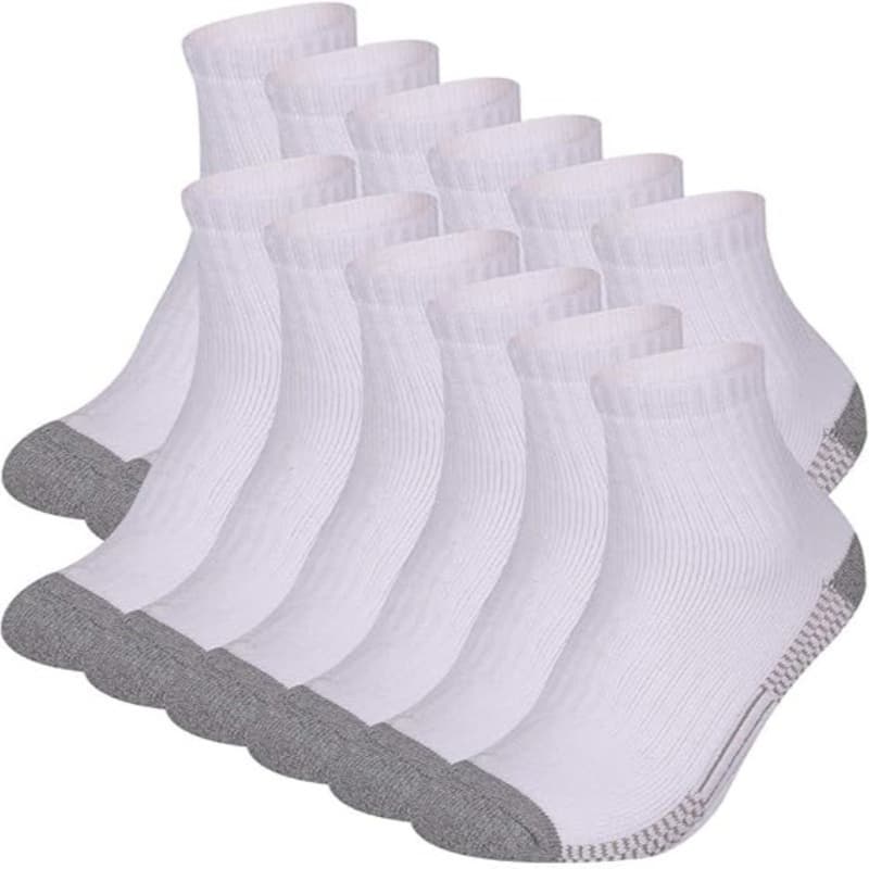 TEMU 12 Pairs Of Men's Short Socks For Sports And Running