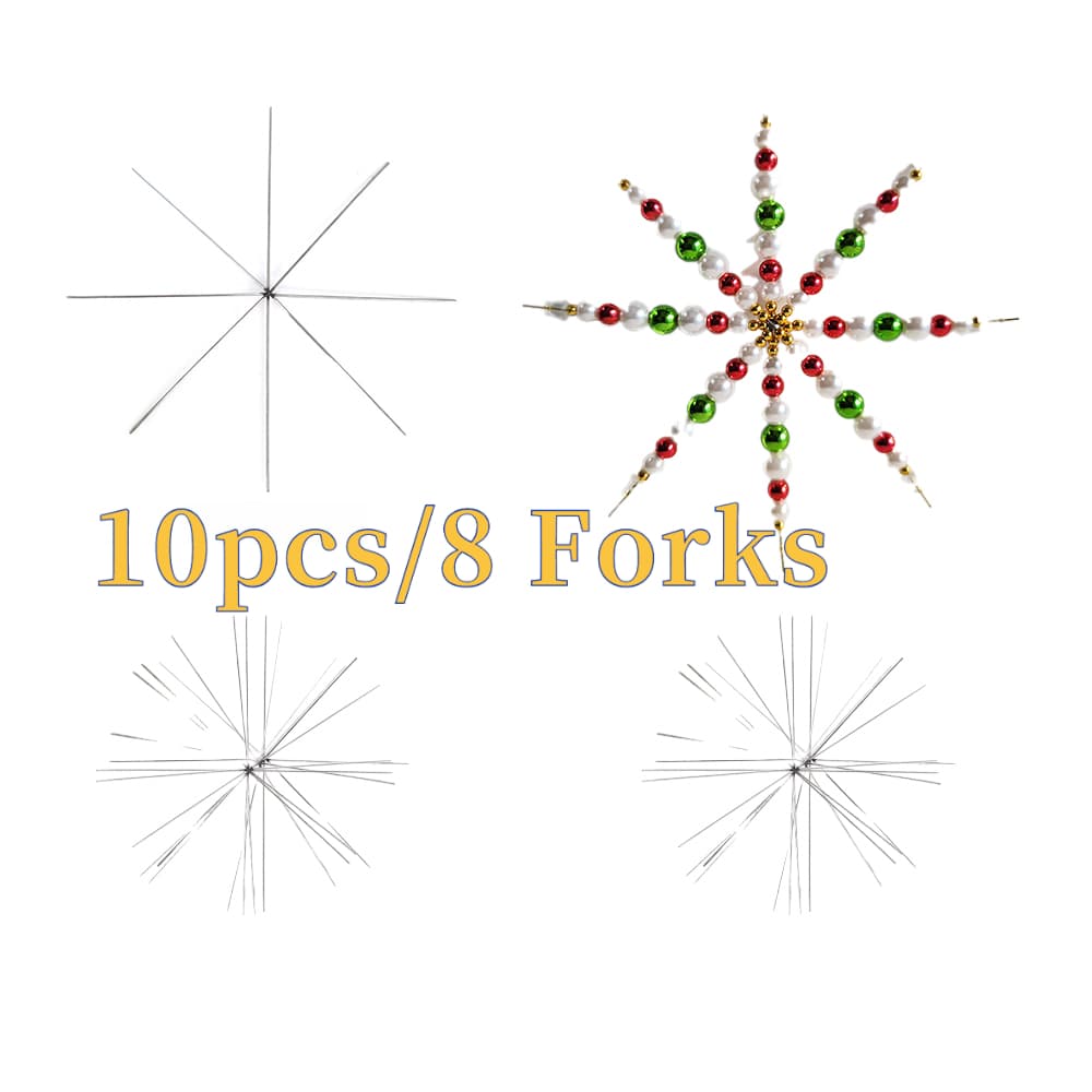 TEMU 10pcs Thread Snowflake- Thread Shape Perfect For Personalized , 6inch Pieces, 0.8 Mm