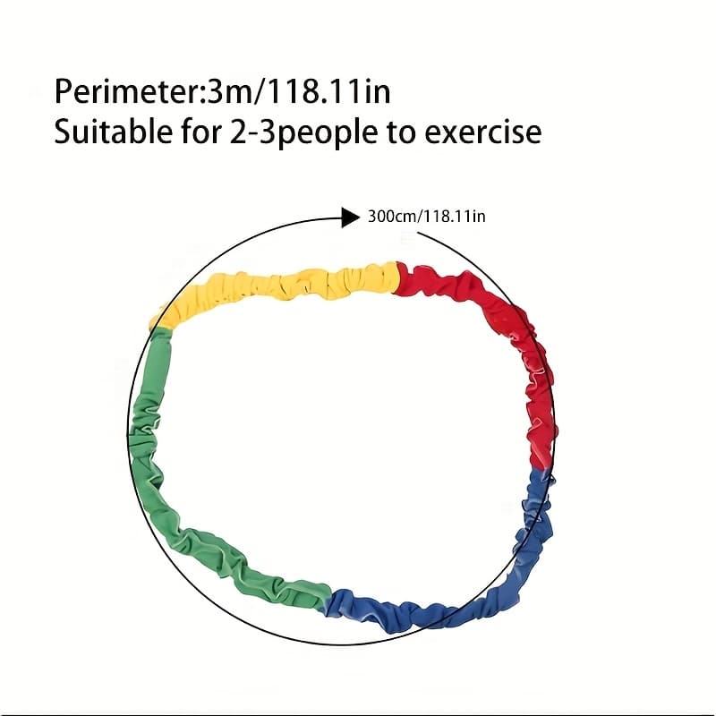 TEMU Party Game Color Tug Of War Rope Team Building Competition Rope Indoor And Outdoor Free Suitable For Tug Of War Competitions And Team Building Exercises