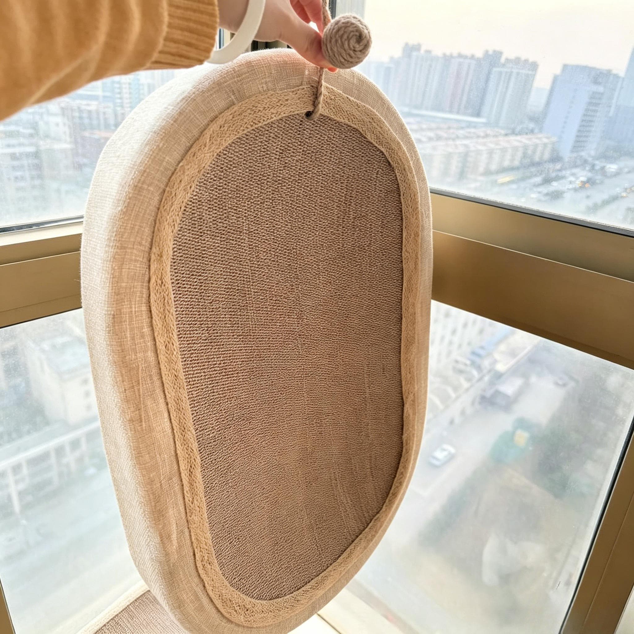 TEMU Cat Scratching Board, Woven Cat Scratching Board And Bed Set That Used As Cat Litter: Sturdy And Durable, Loss, Perfect For Friend