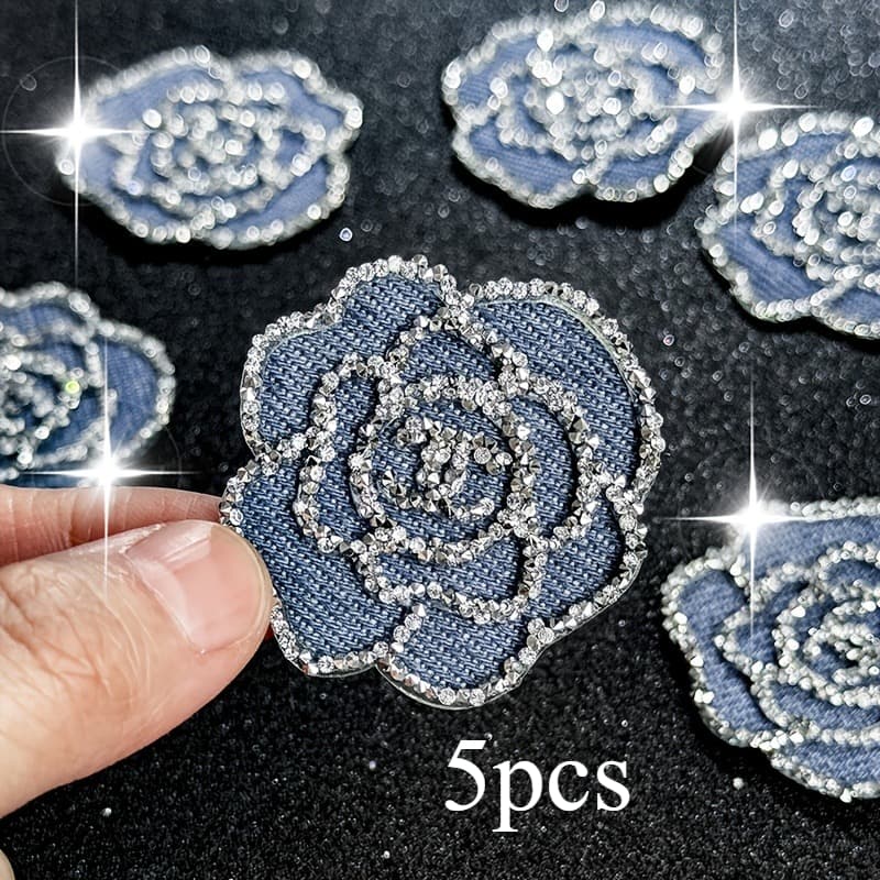 TEMU 5 Unique Patches Designed For Iron-on Application, Perfect For Men's And Women's Apparel. Patches Are Ideal For Projects, Suitable For Clothing, Footwear, Headwear, Jeans, Bags, And More