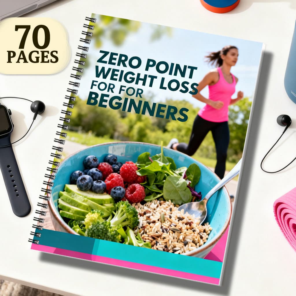 TEMU 70 Pages ' Weight Loss For Beginners' Spiral Notebook, Cover With , And Sports Accessories, And Healthy, Fitness Weight Loss Habit Diary/daily Plan Notebook/exercise Diet