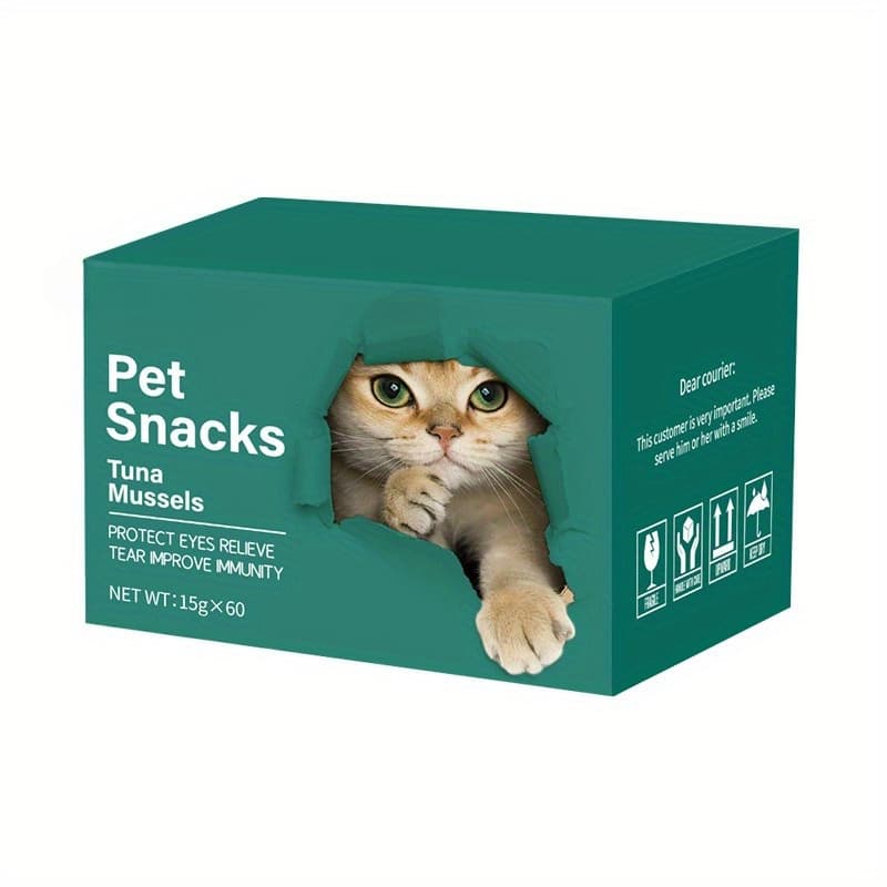 TEMU Cat Food Snacks For Adult Cats And Kittens, Wet Food Packs For Pets
