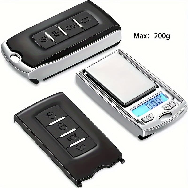 TEMU 1 Mini Digital Backlit Pocket Scale 0.01g Precision, Portable Keychain Scale For Jewelry, Herbs, Food, Kitchen