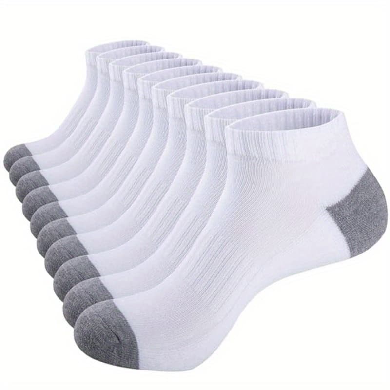 TEMU 10-pack Men's Cushioned Athletic Running