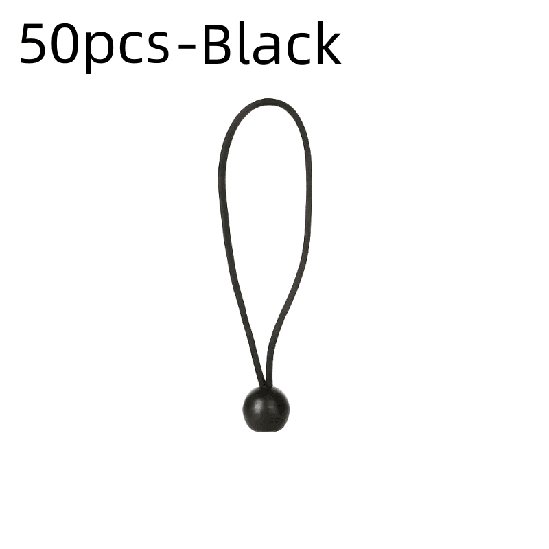 TEMU 30/50pcs Heavy Duty Bungee Cords With Uv Resistant Balls - Premium Tie Down Kit For Canopy, Tent, Cargo, Rv And Shelter - Durable Elastic Cords With Ball Ends