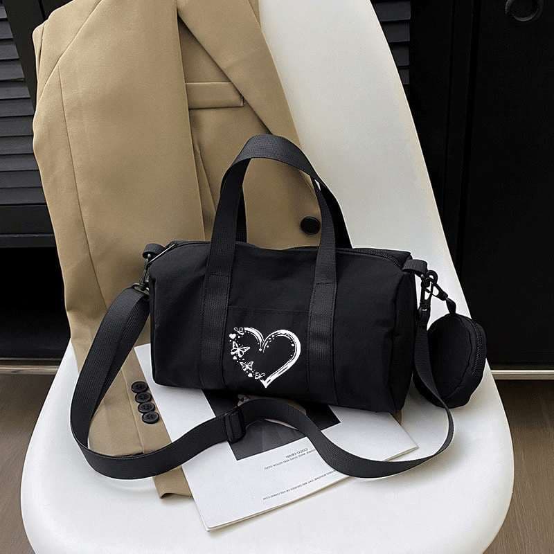 TEMU 1pc Women Handbag Bohemian Vintage Style Crossbody Bag 2d Flat Printing Detachable Shoulder Strap Design Gift For /valentine's Day/new Year/birthday!, 2d Flat