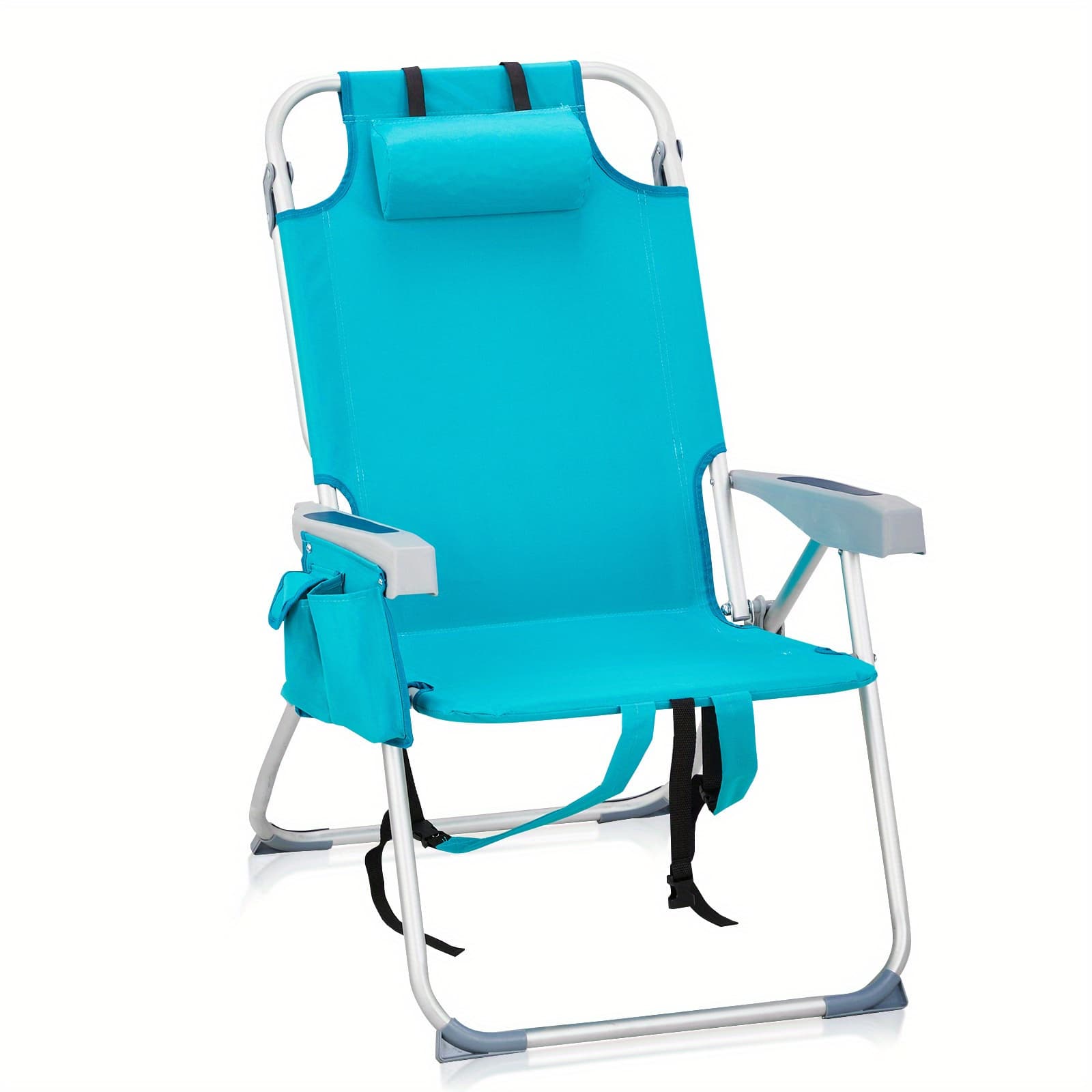 TEMU Beach Chair Oxford Cloth, Silver Aluminum Tube 100kg, Extra Tall Model N001 And Closeout Valentines Day Gifts