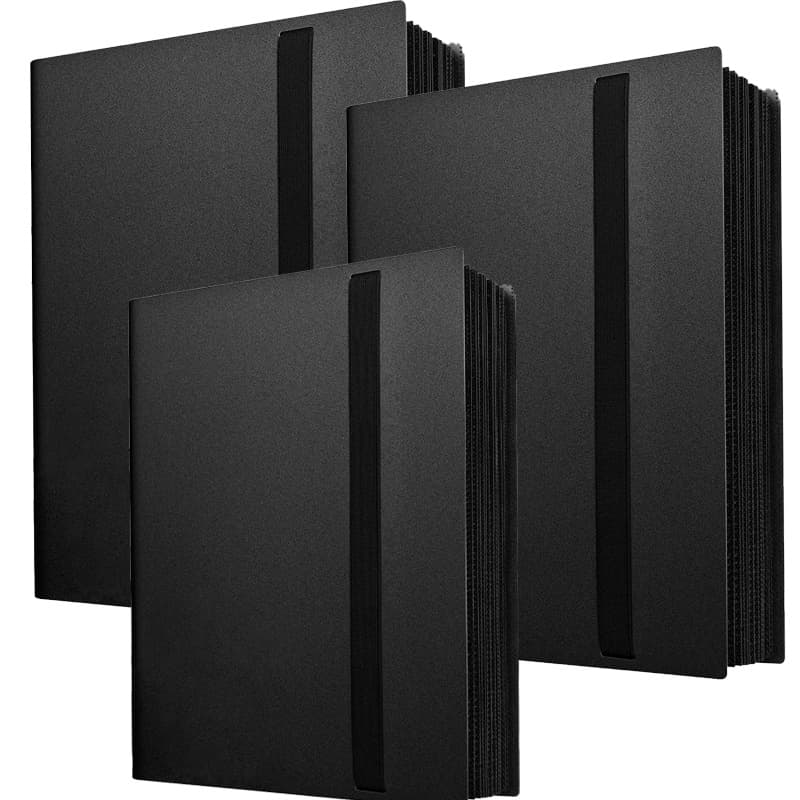 TEMU 3-pack 540-pocket Trading Card Binder Album With 30 Pages & 9-pocket Binder Per Page - Suitable For Tcg, Game, Sports Cards Collection Organizer, Side-loading Collector' For Tournaments, Storage