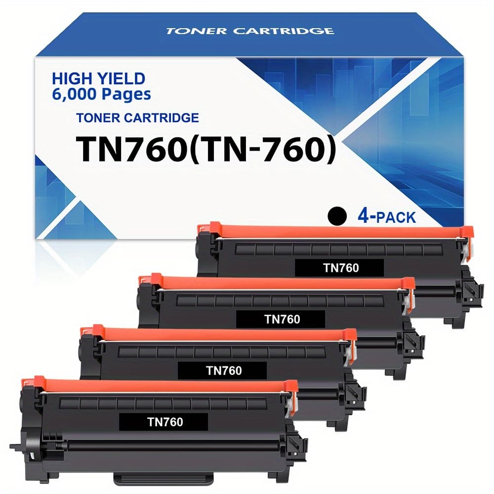 TEMU Tn760 Black Toner For : Replacement For Brother Tn730 Tn-730/tn-760 Tn-760 Tn-730 Cartridge Mfc-l2710dw Mfc-l2750dw Dcp-l2550dw Hl-l2350dw Hl-l2395dw Hl-l2370dw (6, 000 Pages&3, 000 Pages)