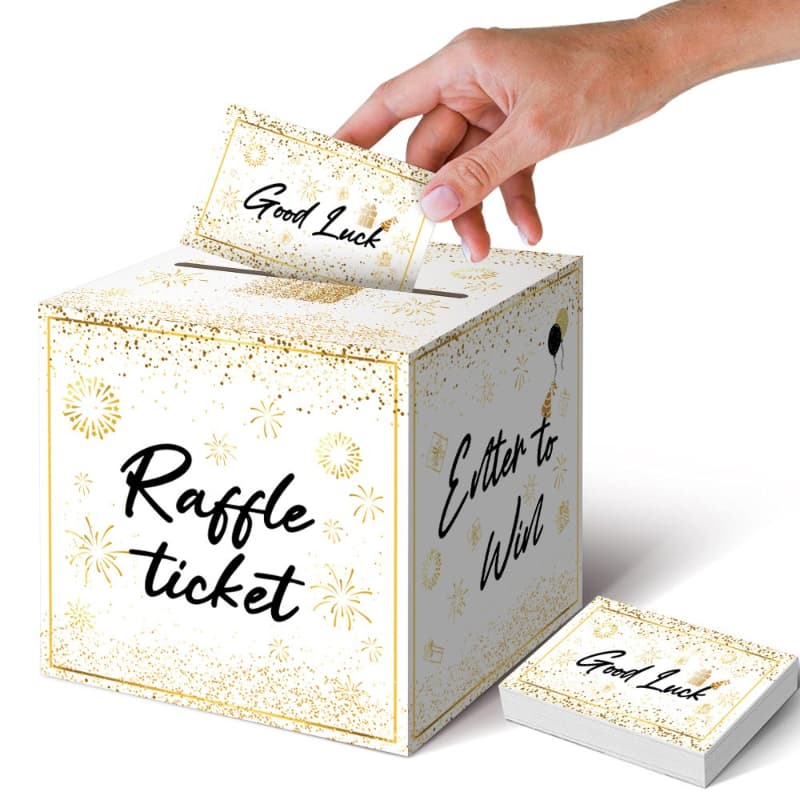TEMU [ Ticket Storage Box] Party Card Collection Box, Wedding Reception , Gift Shower Card Receiving Box, Event Ticket Management Box