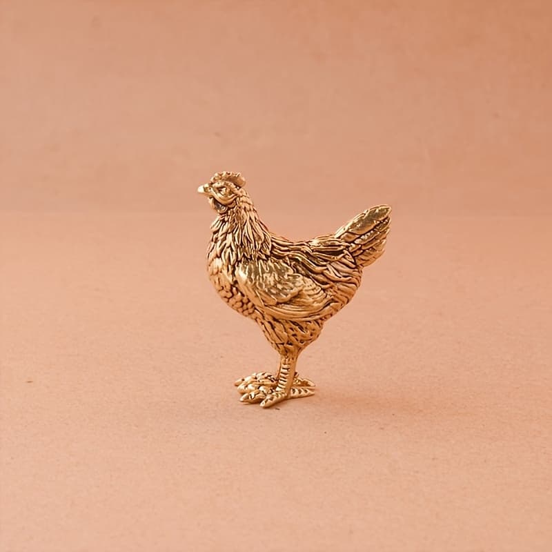 TEMU Set Of 3 Vintage Chicken Figurines, Decorative Hens For Bedroom And Living Room, Rooster Decor, Ornaments For Home And Garden