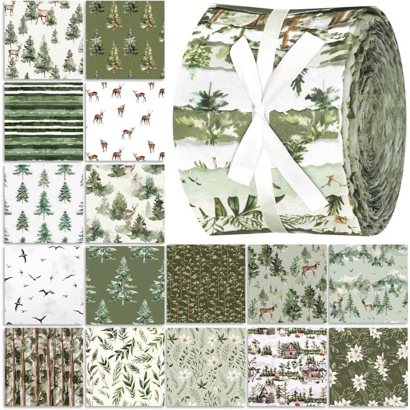 TEMU 40pcs Bundles - Green & Multicolor Sewing Supplies Suitable For Hand-stitching, , Doll Making, Bag Decoration, Diy Crafts - Hand Wash Only, Bundled For Access (beginners & Professionals)