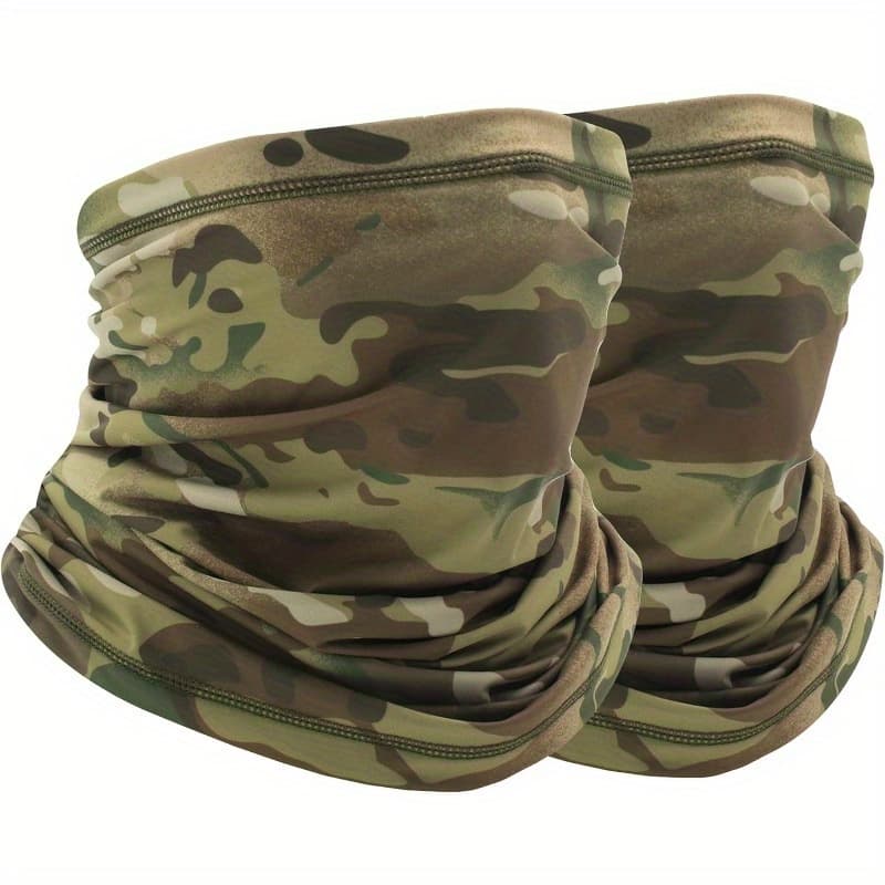 TEMU Cooling Camo Gaiter Face Mask, Face Scarf Bandana, Breathable Lightweight.