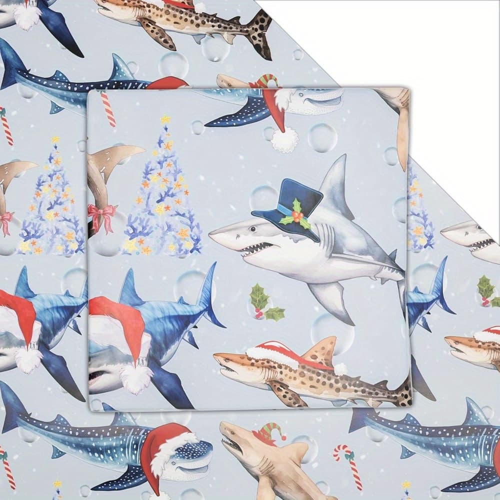 TEMU Christmas, Halloween, Thanksgiving, , Autumn, 58 X 23in, Wrapping Paper For Boys Girls Boys Girls For Christmas Birthday Holiday Party Baby Shower Winter Wedding