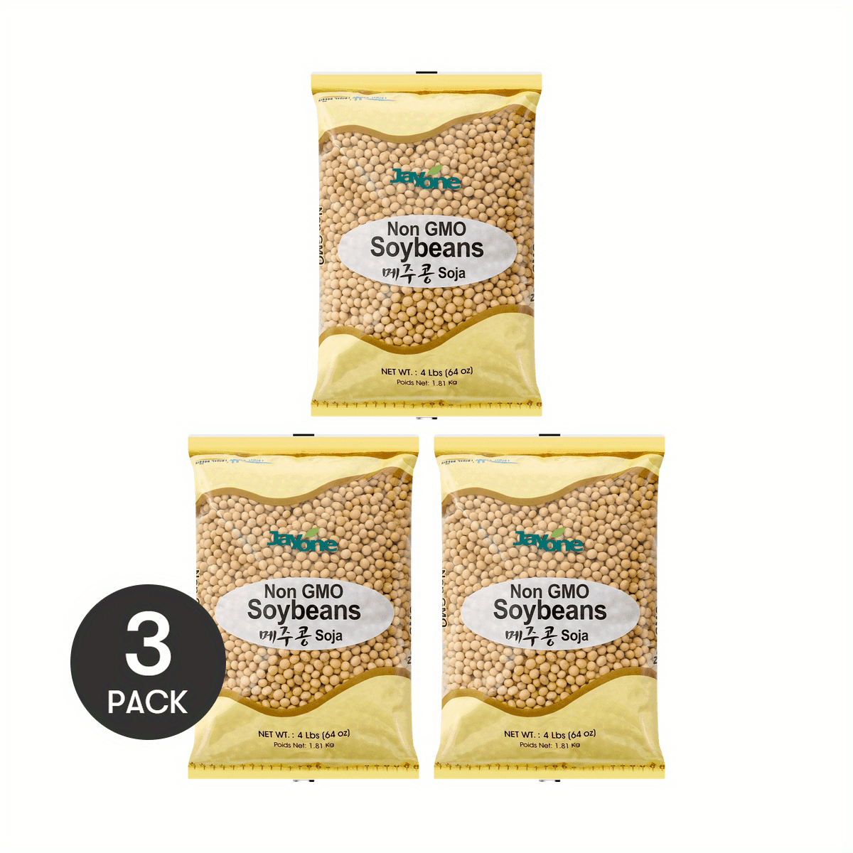 TEMU Jayone, Soybeans 3 Packs - 64 Oz Each For Soy Milk And Soup
