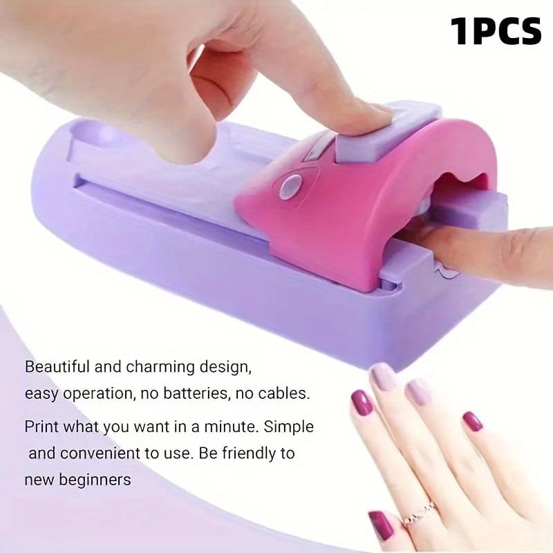 TEMU For Nail Art Printer For Nail Board Drawing Printing Enamel Kit For Nail Design For Nail Professional For Nail Art Pattern For For Nail Art Tools