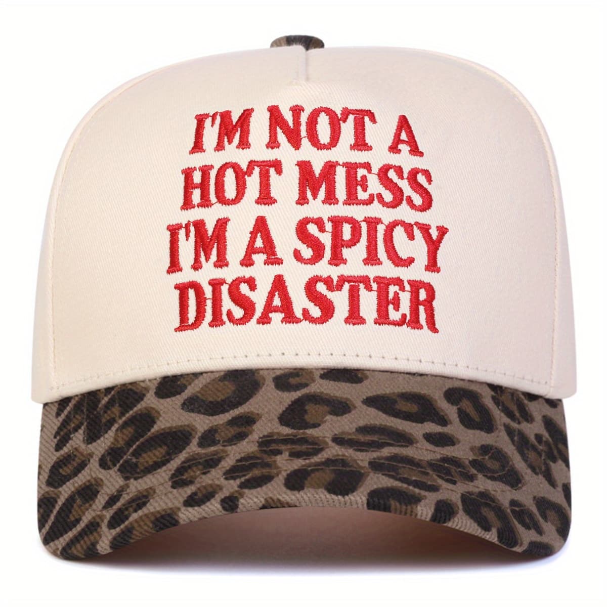 TEMU Men's Embroidered Baseball Fashion Five-panel Hat Outdoor Adjustable Casual Hat Suitable For Spring Summer Travel Beach Vacation