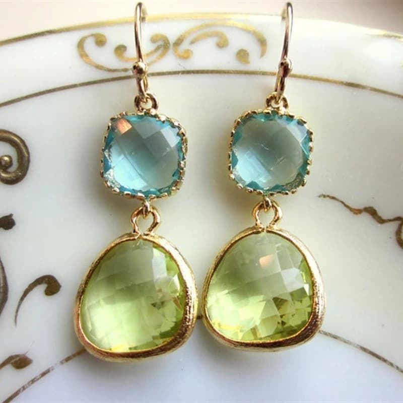 TEMU 2pcs Vintage Minimalist Geometric Earrings - Small Hoops & Studs, Simple Jewelry Gifts Suitable For Mom, Girlfriend, Daily Wear, Christmas, Teacher Gifts,